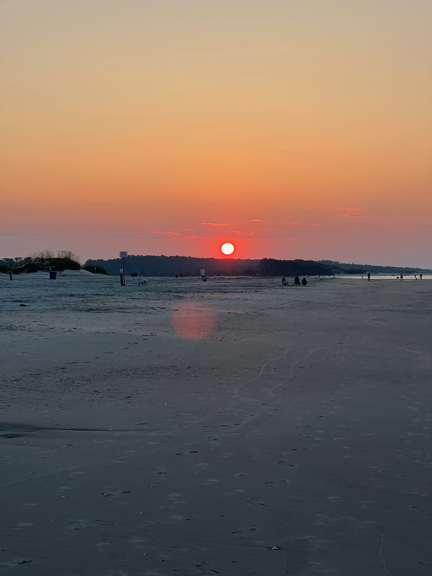 Sunrise at The Point, Cherry Grove Beach — summer morning light over the inlet